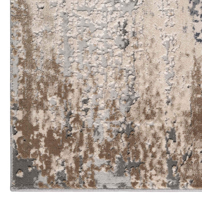 Istanbul Elegance 286 Lt Grey Hallway Runner-This ultra-modern collection consists of highly popular designs and colours sculpted into a textured pile made from heat-set polyester and polypropylene. The pastel tones and indistinct patterns used in these r
