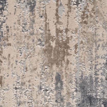Istanbul Elegance 286 Lt Grey Hallway Runner-This ultra-modern collection consists of highly popular designs and colours sculpted into a textured pile made from heat-set polyester and polypropylene. The pastel tones and indistinct patterns used in these r