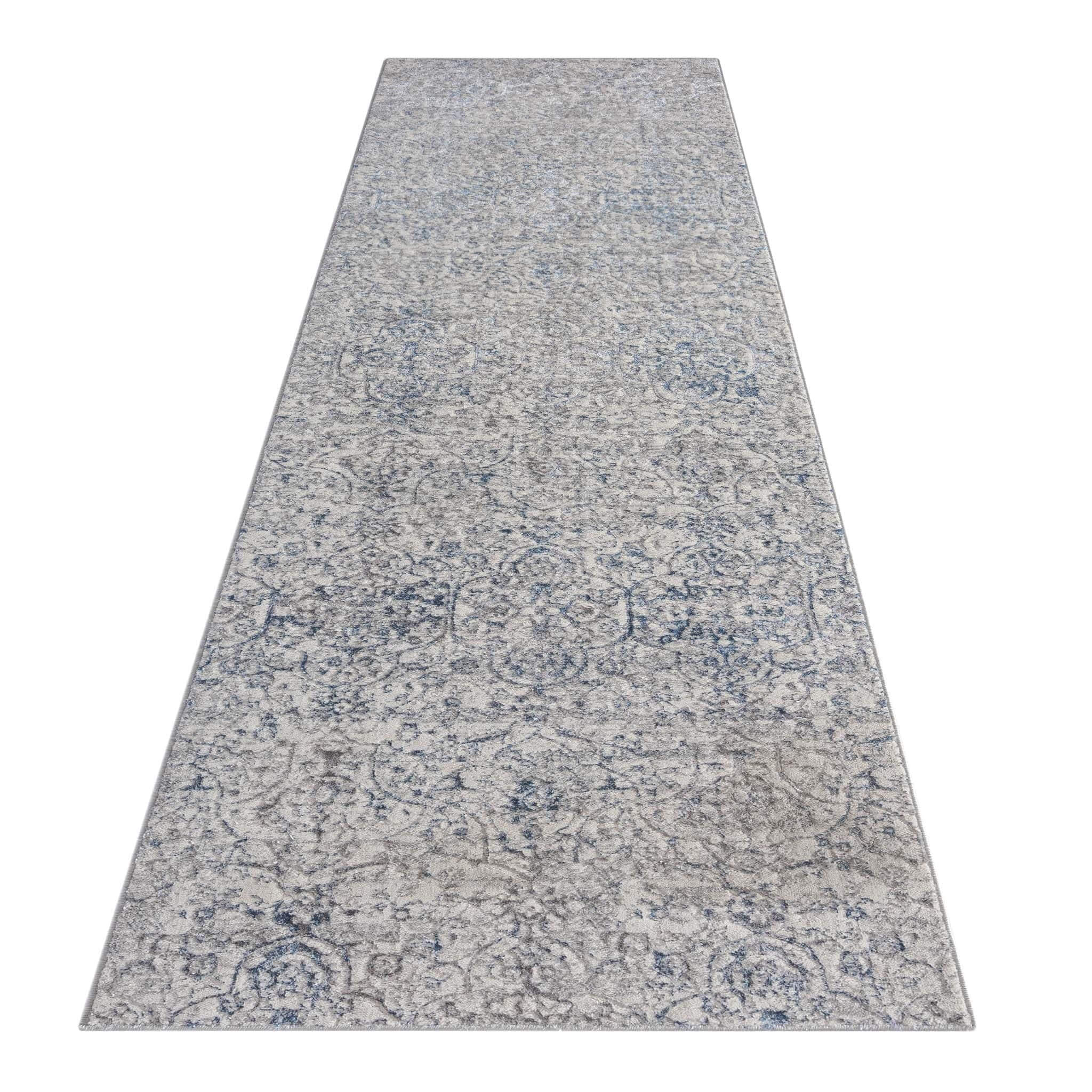 Luxe Soft Elegance 29 Grey Hallway Runner