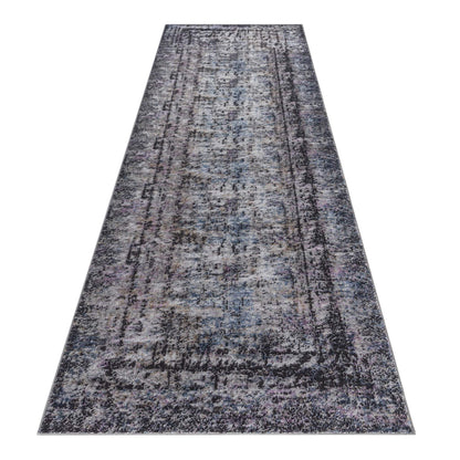 Luxe Soft Elegance 636 Grey Hallway Runner-This exquisite collection is made up of highly versatile designs presented on multi-textured, stain-hiding backgrounds. The harmonious, soft tone colour-scheme used in these rugs makes this range suitable for a l