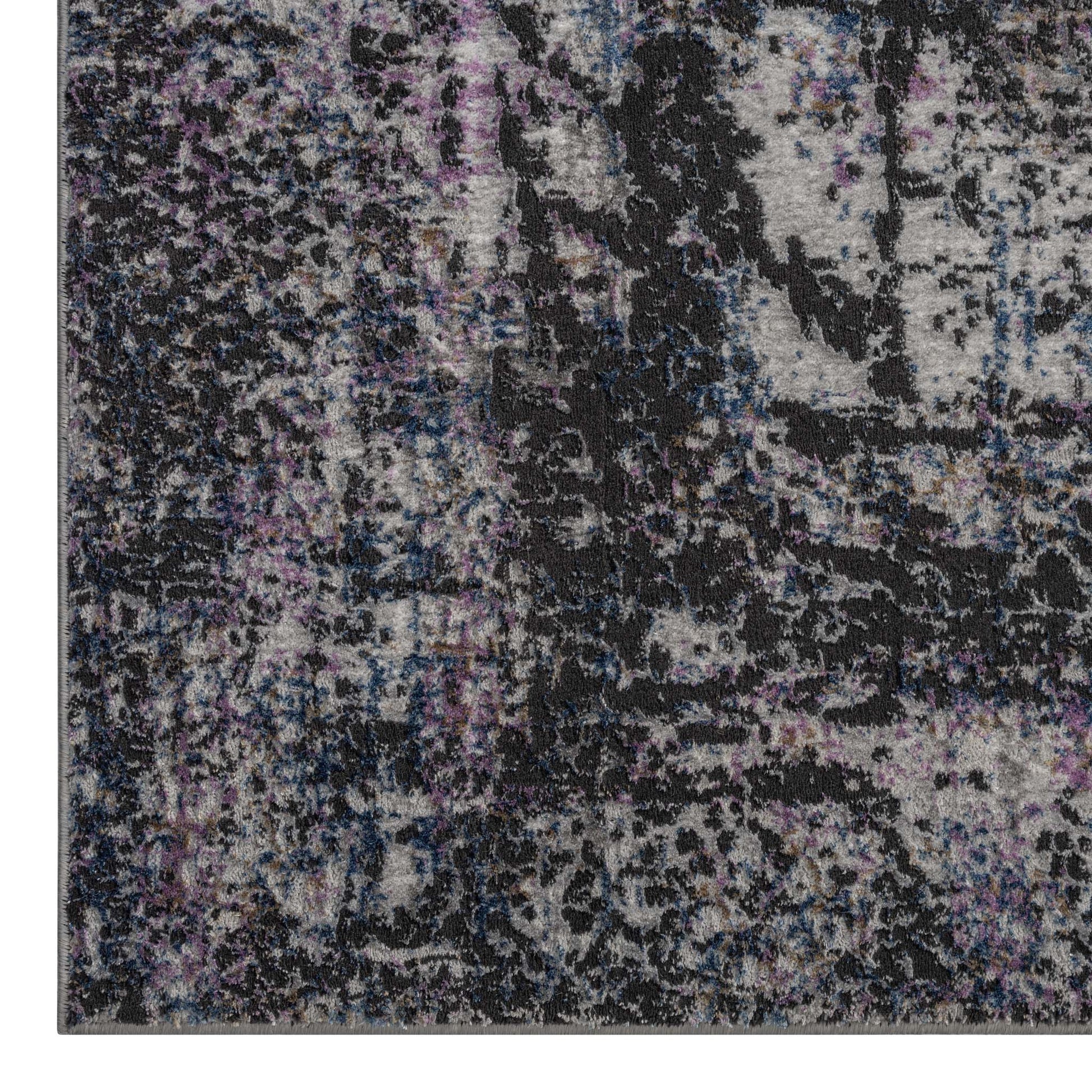 Luxe Soft Elegance 636 Grey Hallway Runner-This exquisite collection is made up of highly versatile designs presented on multi-textured, stain-hiding backgrounds. The harmonious, soft tone colour-scheme used in these rugs makes this range suitable for a l