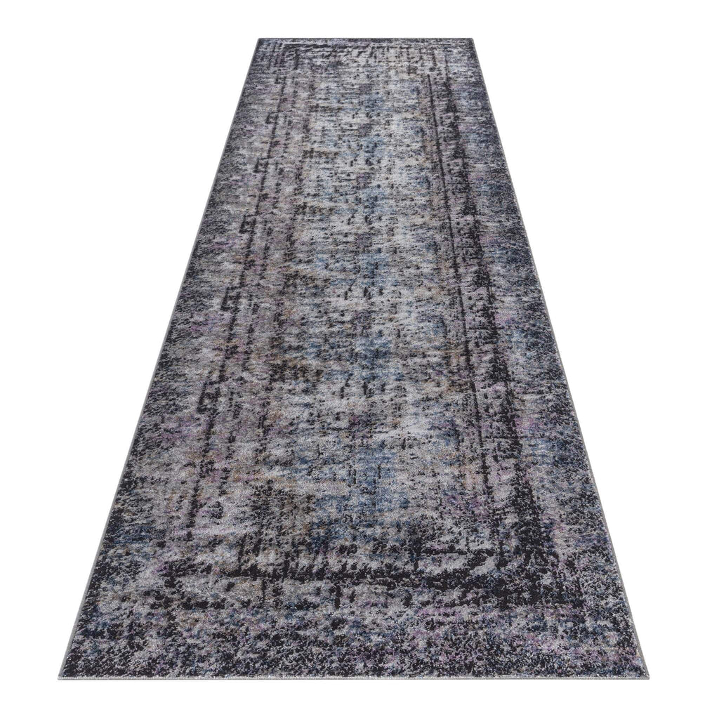 Luxe Soft Elegance 636 Grey Hallway Runner