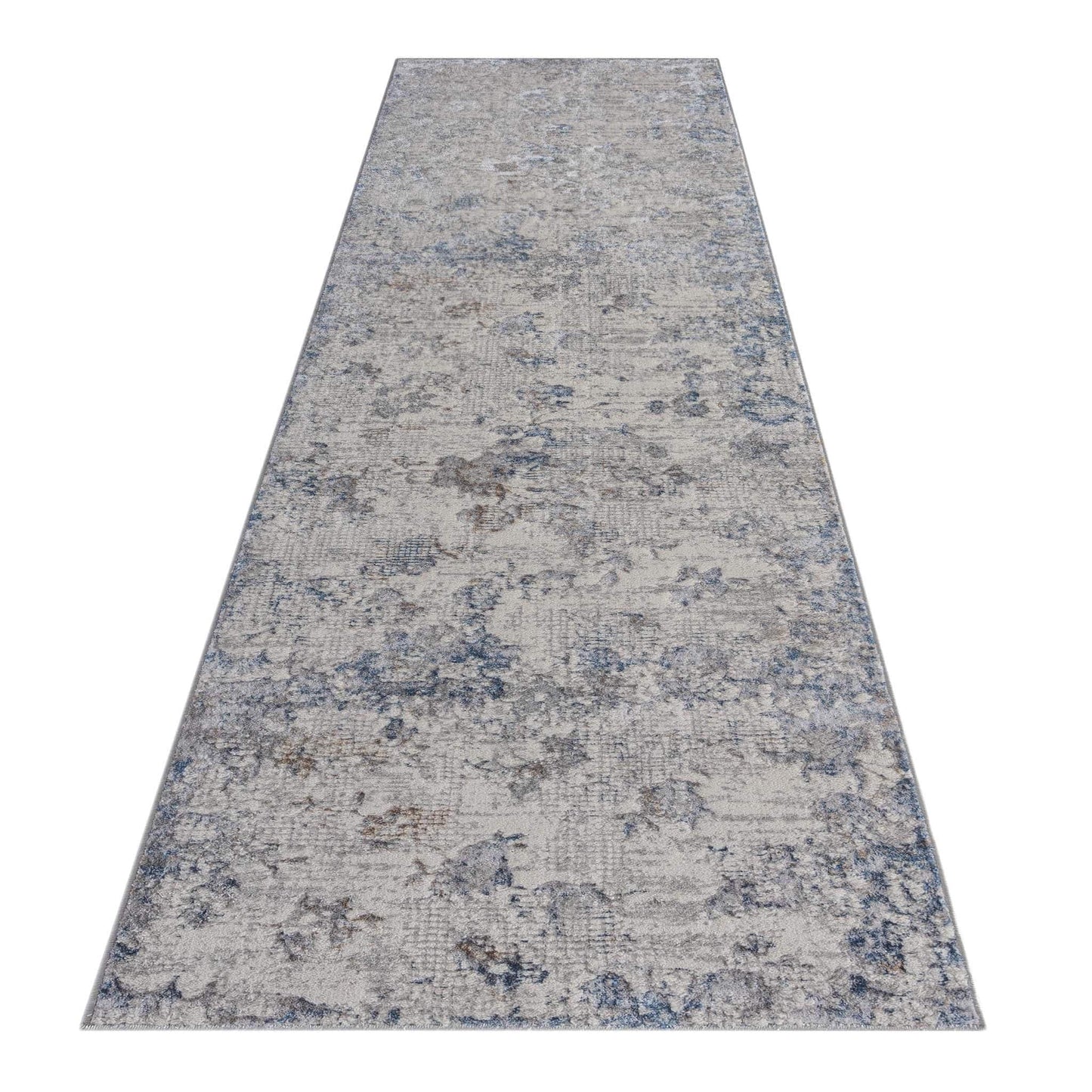 Luxe Soft Elegance 95 Lt.Grey Hallway Runner-This exquisite collection is made up of highly versatile designs presented on multi-textured, stain-hiding backgrounds. The harmonious, soft tone colour-scheme used in these rugs makes this range suitable for a