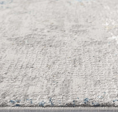 Luxe Soft Elegance 95 Lt.Grey Hallway Runner-This exquisite collection is made up of highly versatile designs presented on multi-textured, stain-hiding backgrounds. The harmonious, soft tone colour-scheme used in these rugs makes this range suitable for a