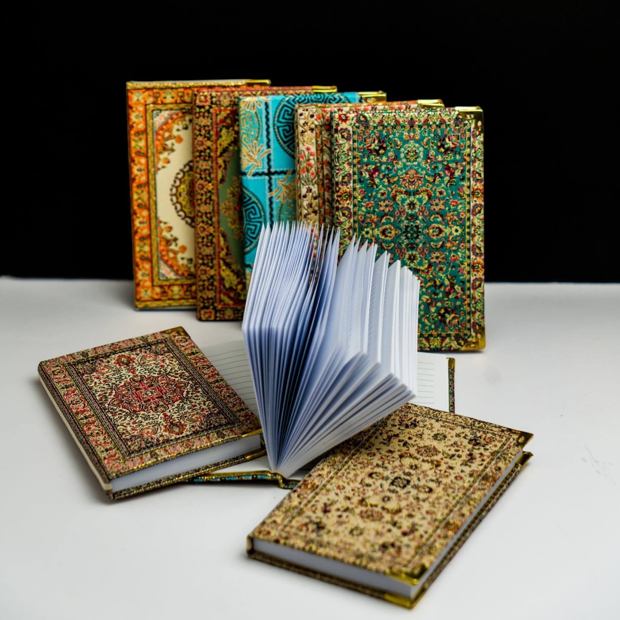 Notebook Rug Pattern- Green