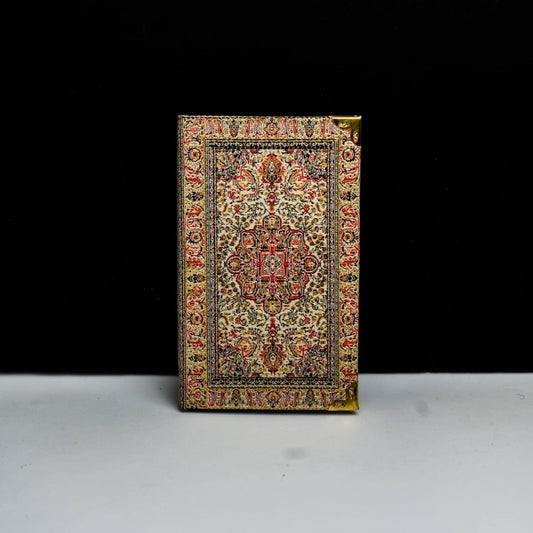 Notebook Rug Pattern- Persian-Introducing our stunning Rug Designs Notebook, a perfect blend of creativity and functionality. This unique notebook is inspired by beautiful rug patterns from various cultures, making it a captivating accessory for artists,