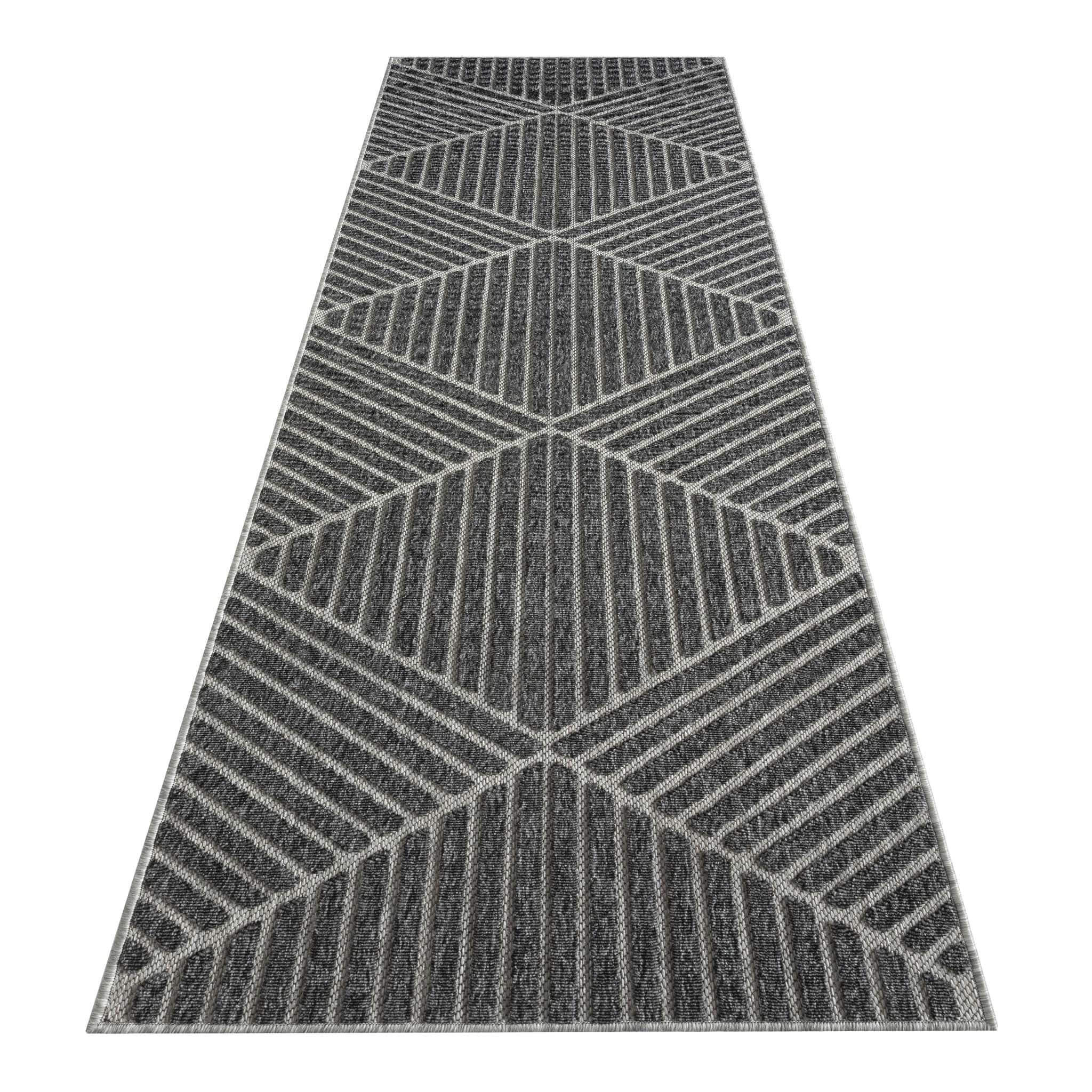 Outdoor Rugs 350 Grey Hallway Runner