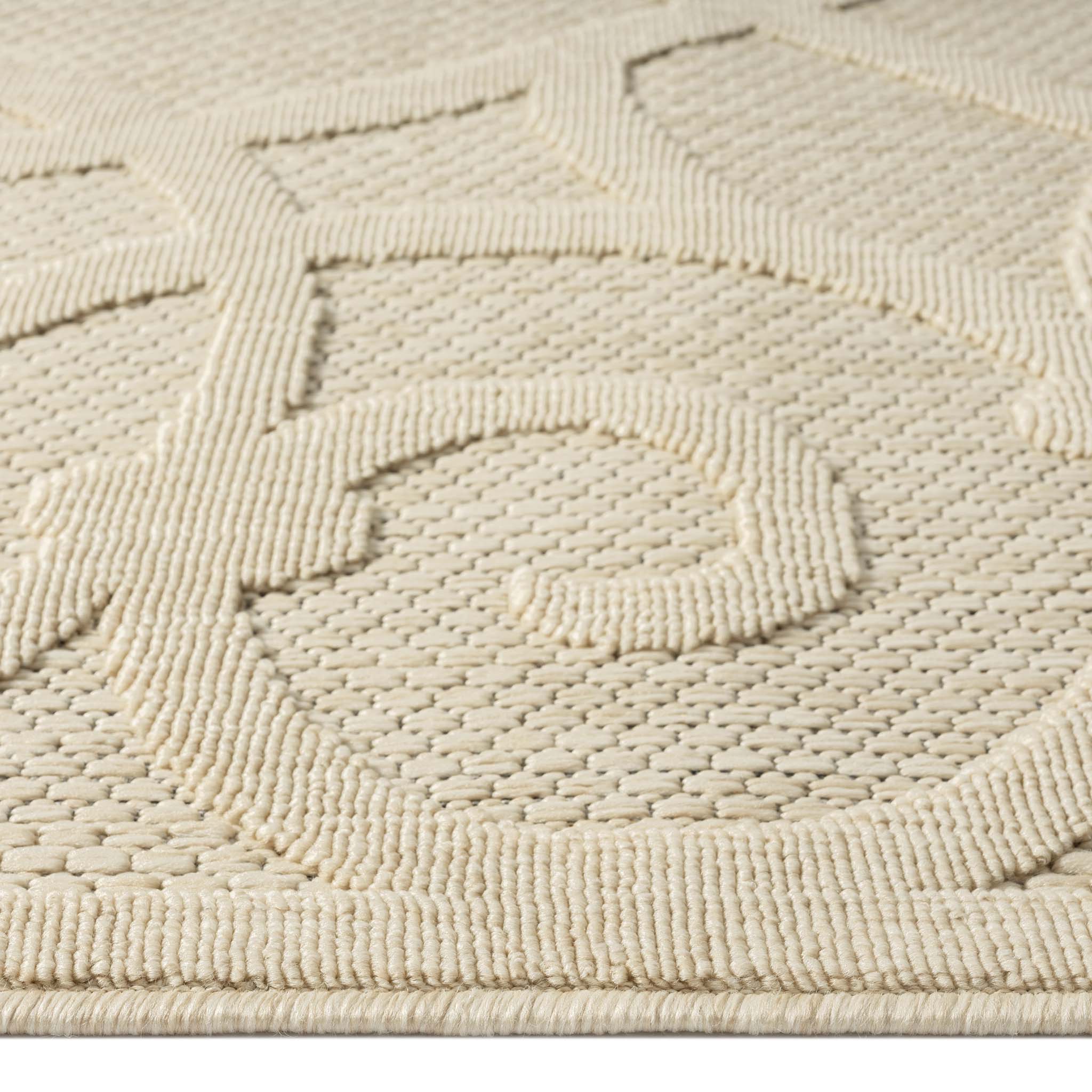 Outdoor Rugs 351 Cream Hallway Runner
