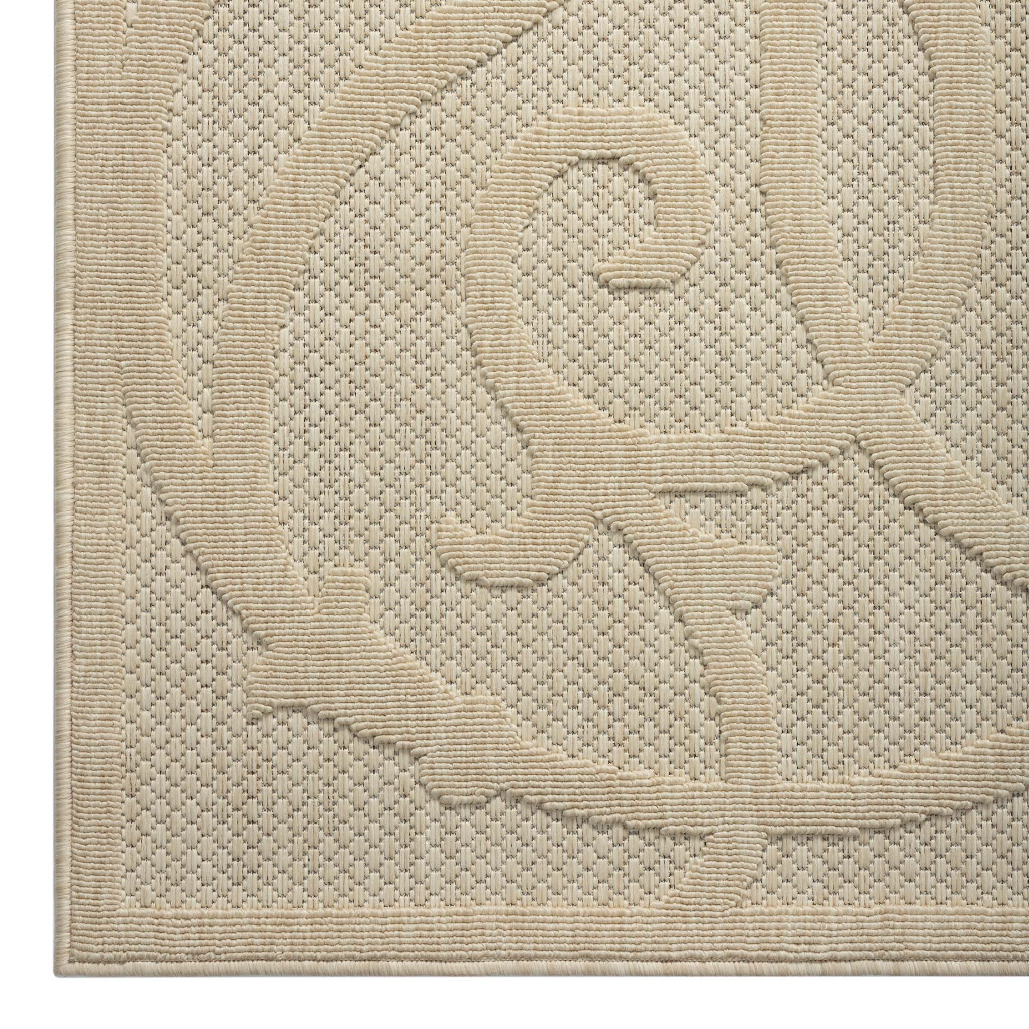 Outdoor Rugs 351 Cream Hallway Runner
