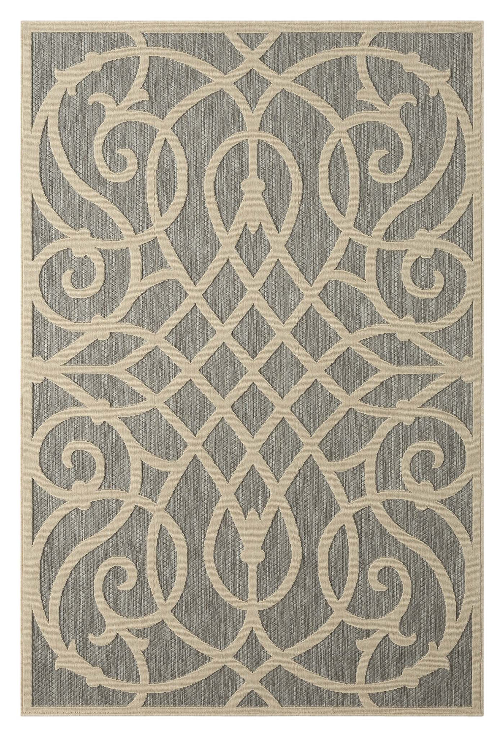 Bazaar Outside Rugs Outdoor Rugs 351 Grey – Bazaar G Rugs N Gifts