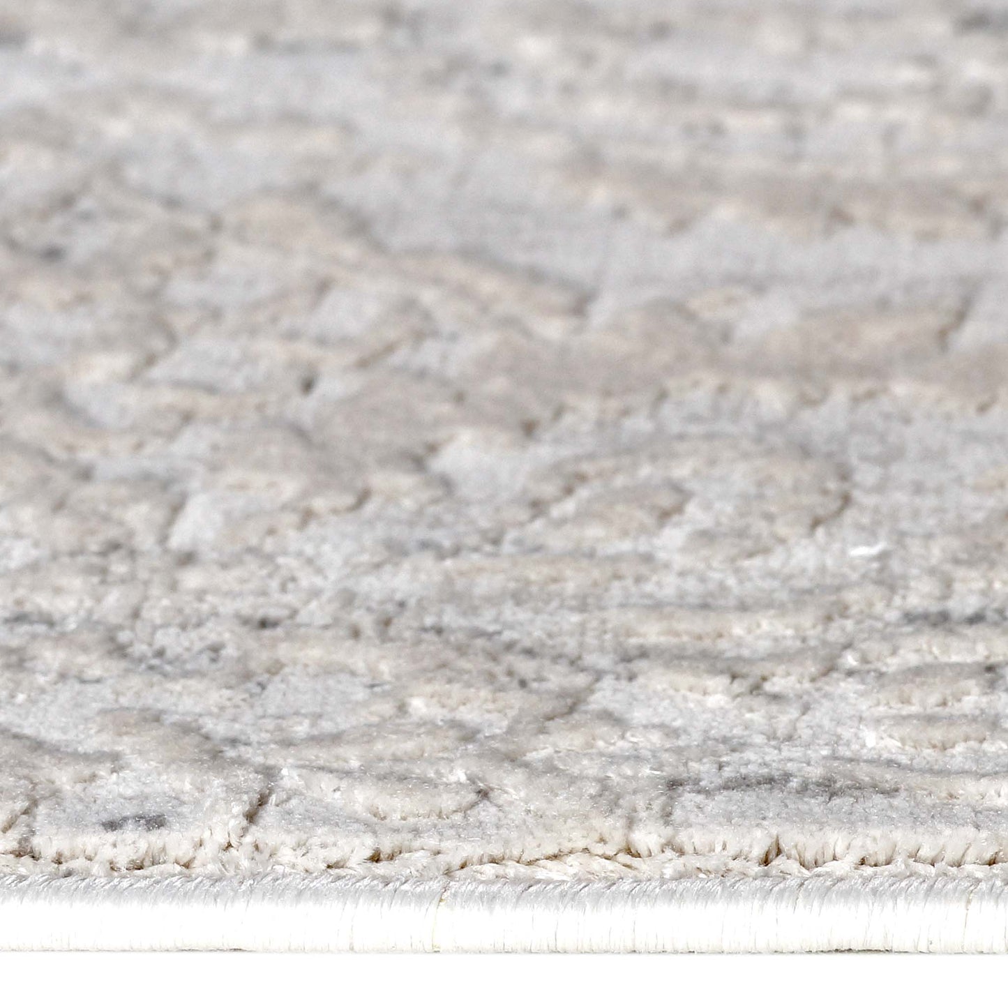 Regal Comfort 717 Vanilla Hallway Runner-This exclusive collection consists of luxuriously sculpted, high-density rugs with a multi-textured soft pile. Power loomed in Turkey to highest standards and made from viscose, polyester, and cotton, this range is