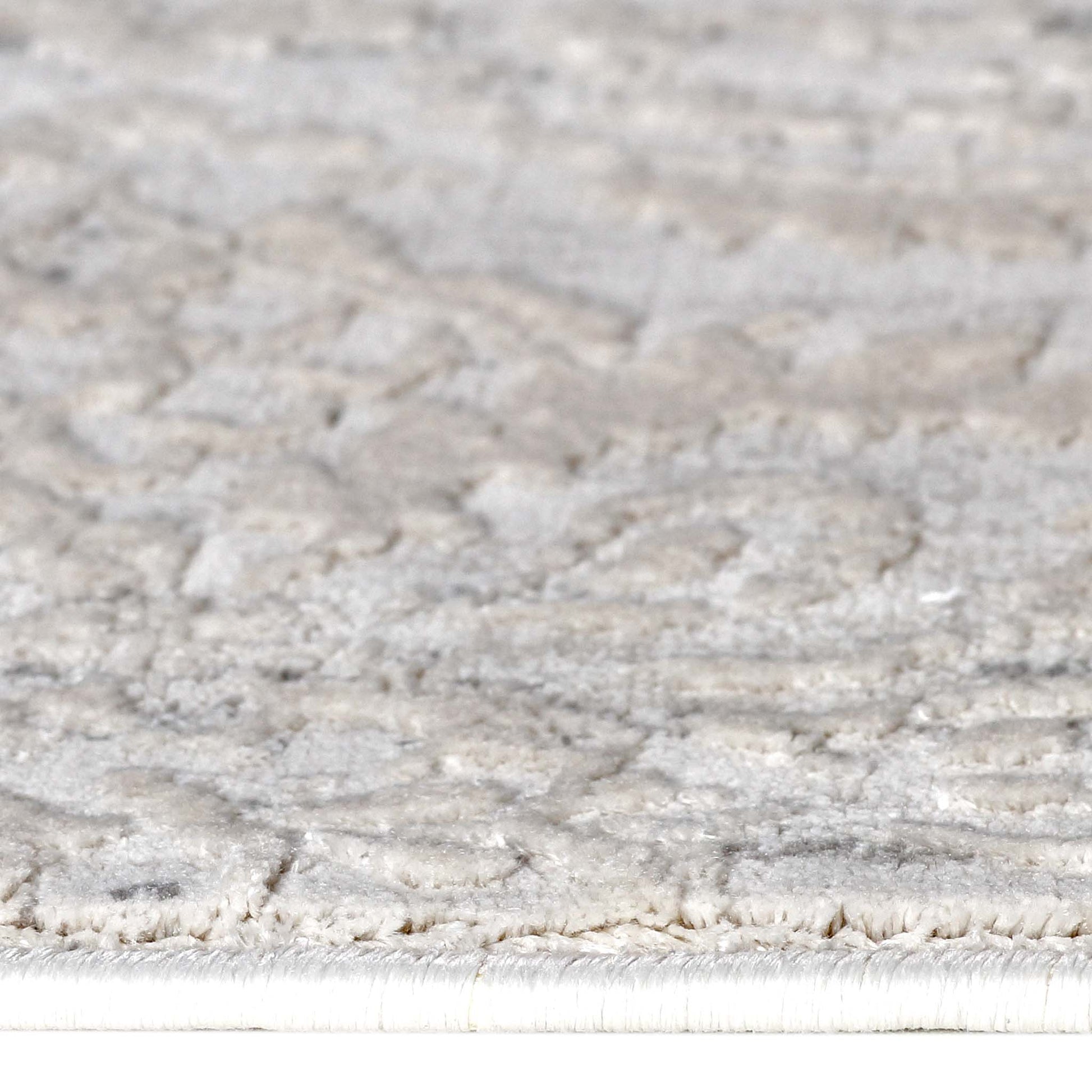 Regal Comfort 717 Vanilla Hallway Runner-This exclusive collection consists of luxuriously sculpted, high-density rugs with a multi-textured soft pile. Power loomed in Turkey to highest standards and made from viscose, polyester, and cotton, this range is