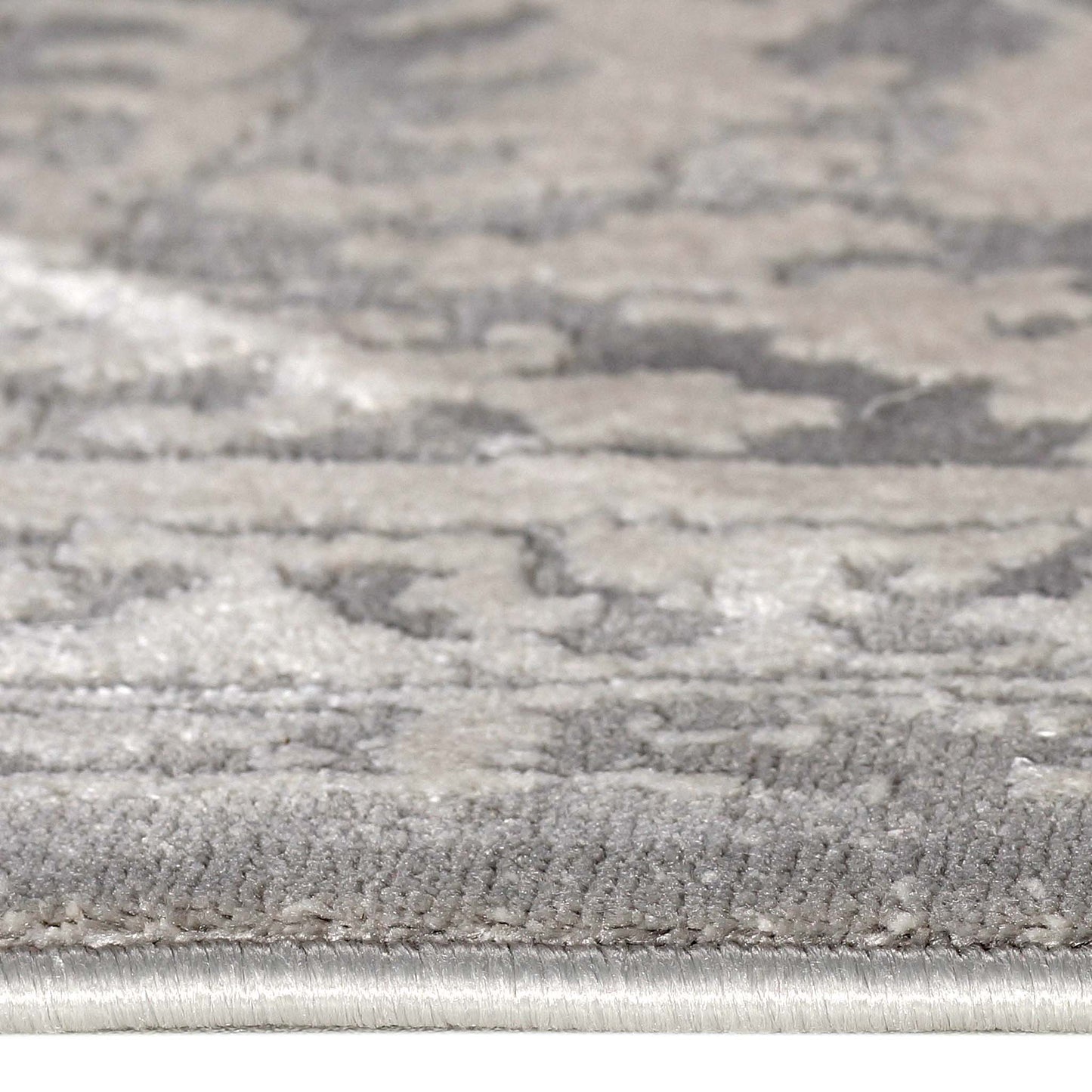 Regal Comfort 799 Lt Grey Hallway Runner-This exclusive collection consists of luxuriously sculpted, high-density rugs with a multi-textured soft pile. Power loomed in Turkey to highest standards and made from viscose, polyester, and cotton, this range is