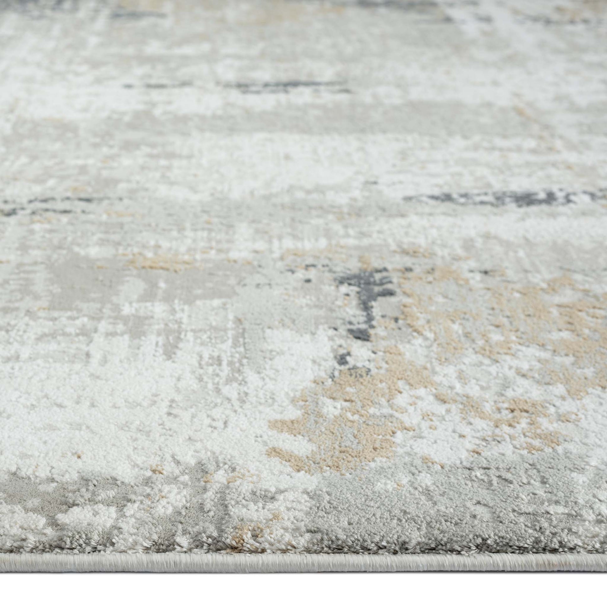 Royal 101 Grey Hallway Runner-This exclusive collection consists of luxuriously sculpted, high-density rugs with a multi-textured soft pile. Power loomed in Turkey to highest standards and made from viscose, polyester, and cotton, this range is sure to pl