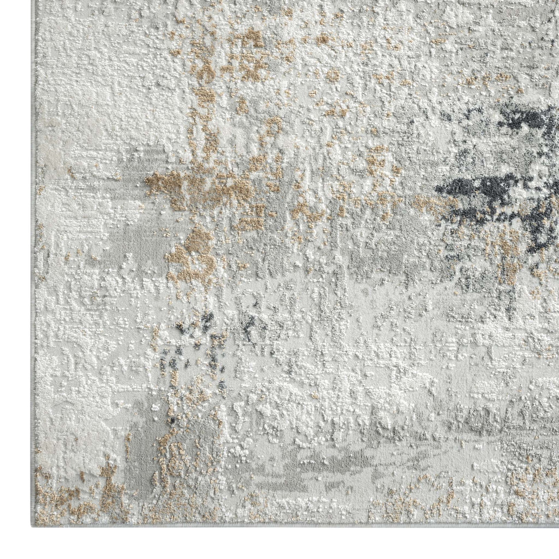 Royal 101 Grey Hallway Runner-This exclusive collection consists of luxuriously sculpted, high-density rugs with a multi-textured soft pile. Power loomed in Turkey to highest standards and made from viscose, polyester, and cotton, this range is sure to pl