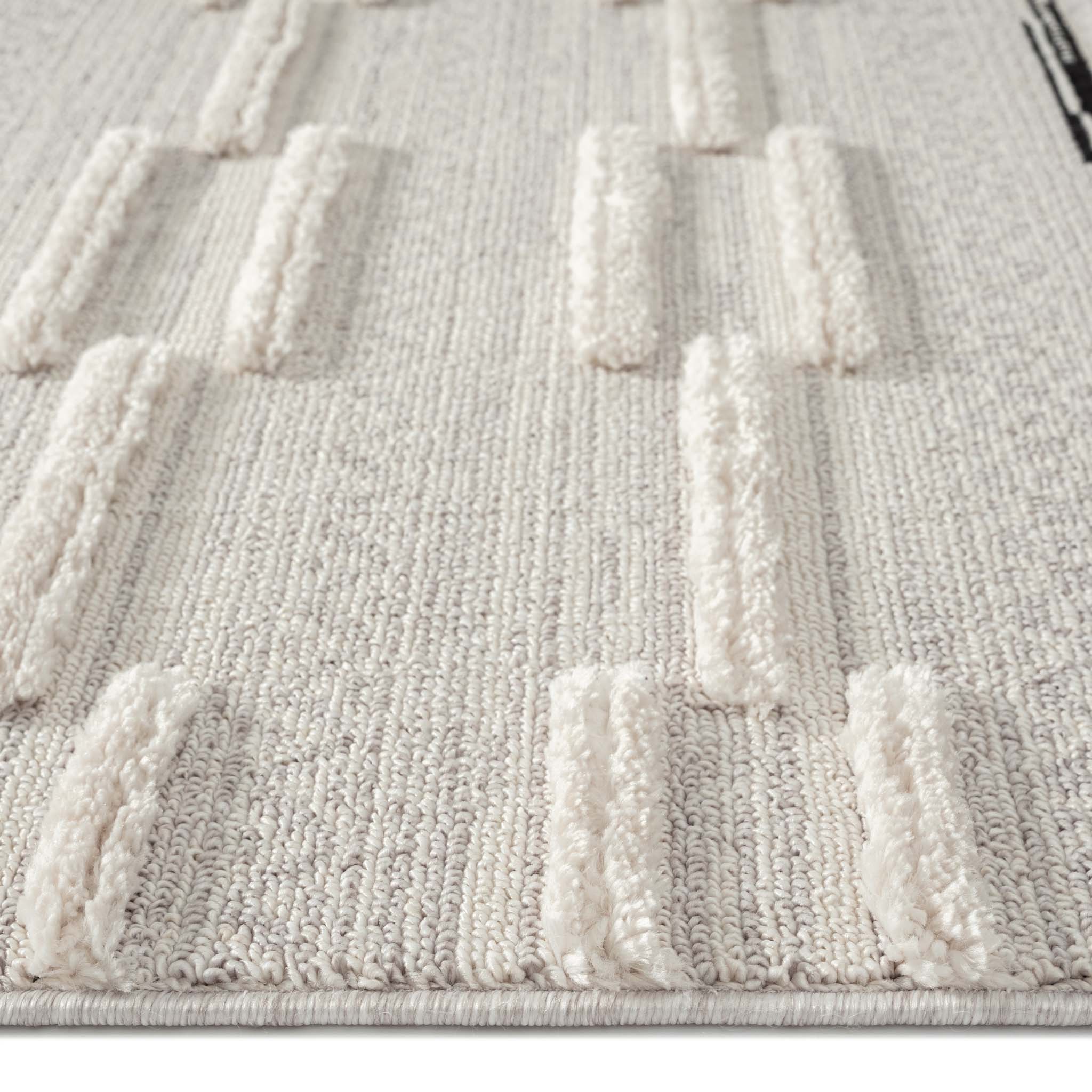 Soft Neutral 3634 Grey Hallway Runner