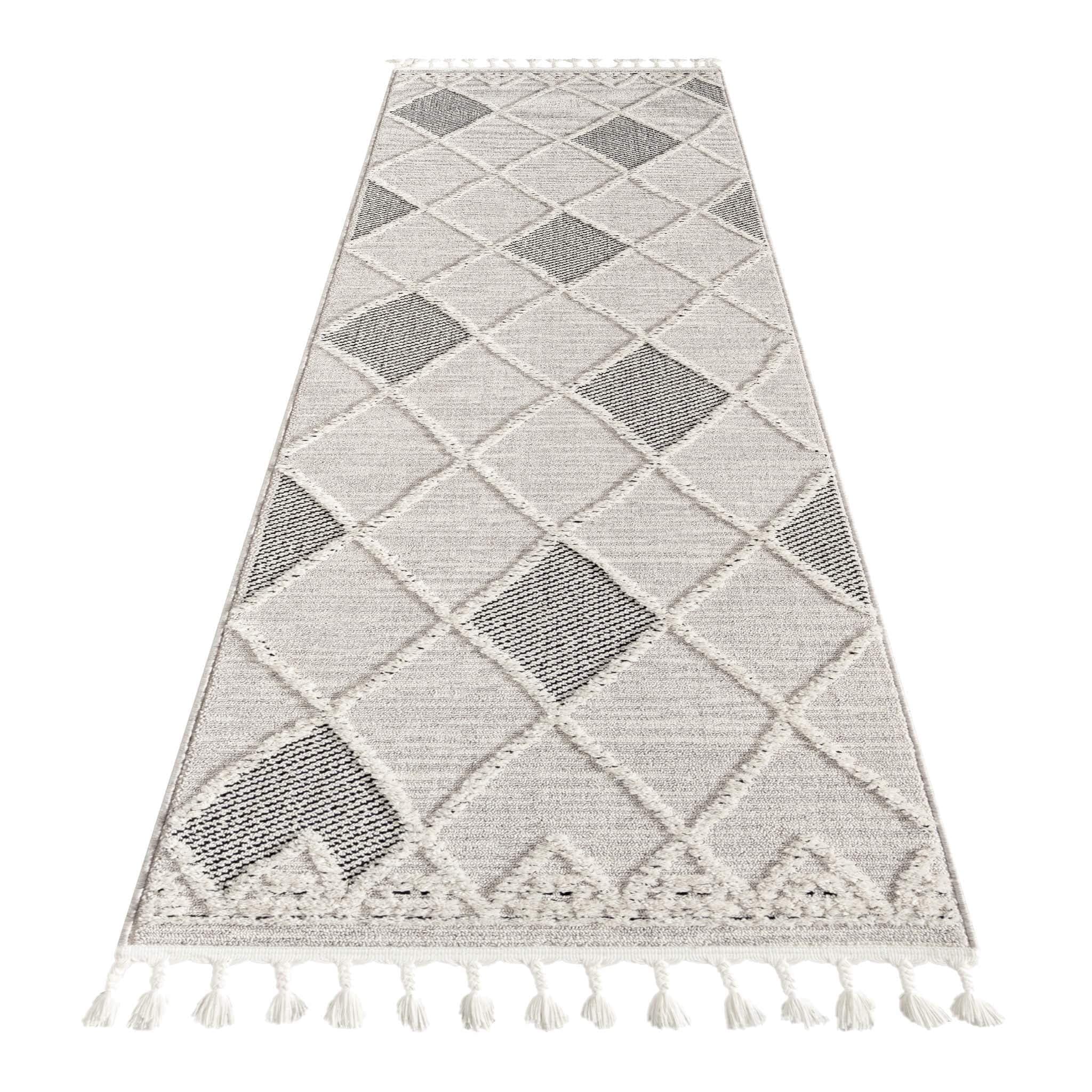 Soft Neutral 3635 Grey Hallway Runner