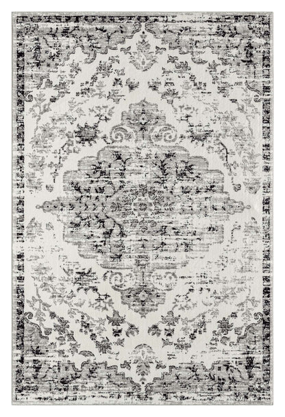 Timeless Turkish Tapestry 2044 Lt Grey-This modern, smooth-texture and budget-friendly collection is made up of distressed-look patterns with chromatic colours, and includes some classic designs as well. This highly versatile range is also suitable for sp
