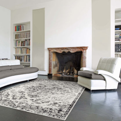 Timeless Turkish Tapestry 2044 Lt Grey-This modern, smooth-texture and budget-friendly collection is made up of distressed-look patterns with chromatic colours, and includes some classic designs as well. This highly versatile range is also suitable for sp