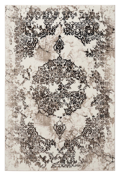 Timeless Turkish Tapestry 3446 Brown-This modern, smooth-texture and budget-friendly collection is made up of distressed-look patterns with chromatic colours, and includes some classic designs as well. This highly versatile range is also suitable for spac
