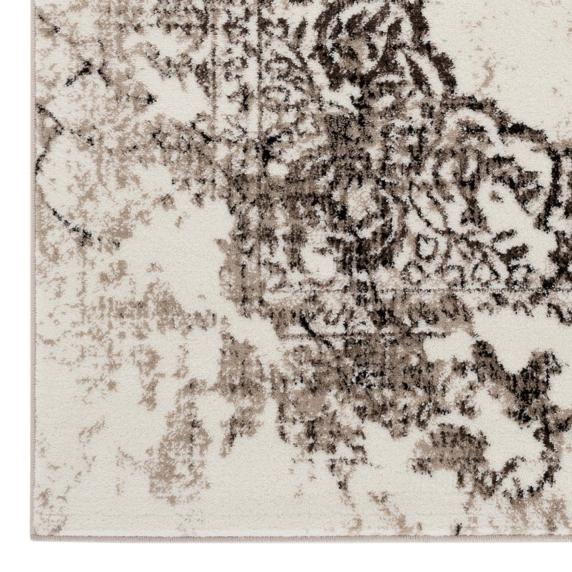 Timeless Turkish Tapestry 3446 Brown-This modern, smooth-texture and budget-friendly collection is made up of distressed-look patterns with chromatic colours, and includes some classic designs as well. This highly versatile range is also suitable for spac