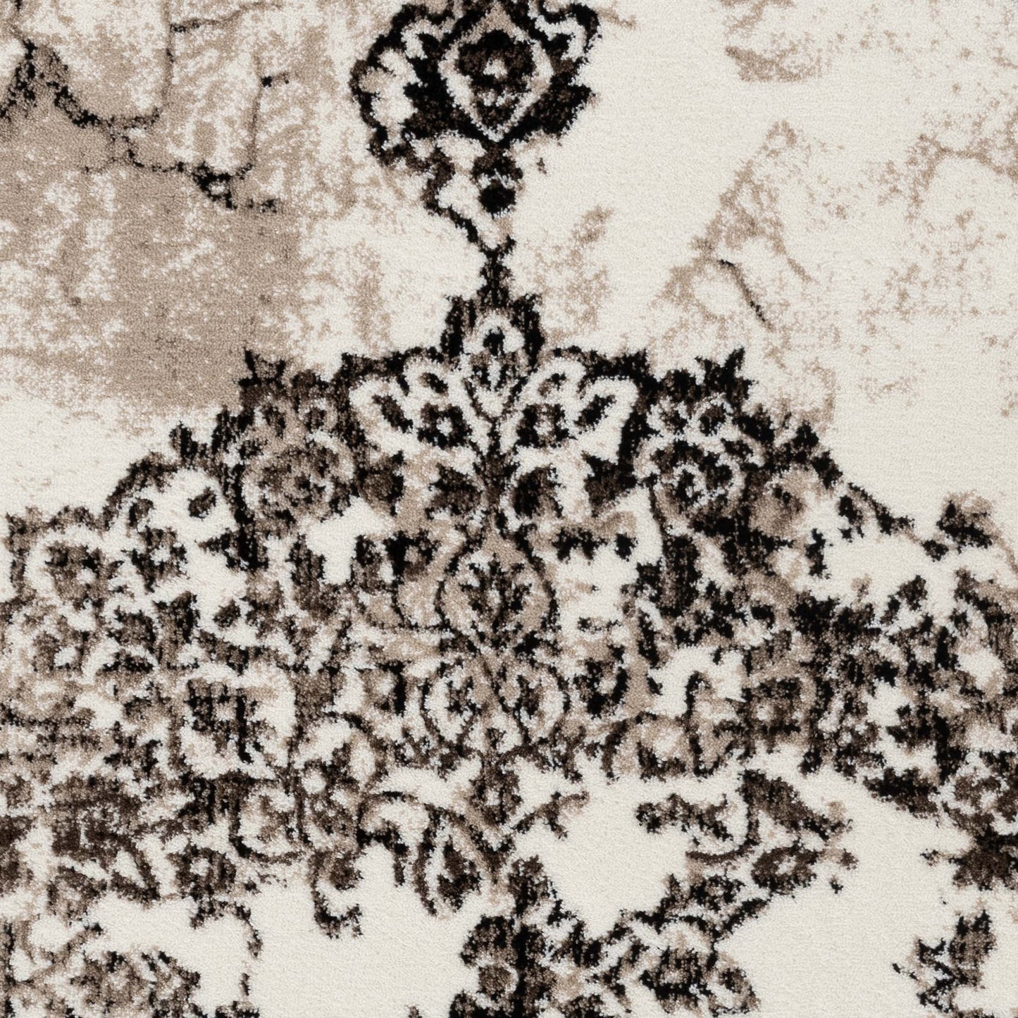 Timeless Turkish Tapestry 3446 Brown-This modern, smooth-texture and budget-friendly collection is made up of distressed-look patterns with chromatic colours, and includes some classic designs as well. This highly versatile range is also suitable for spac