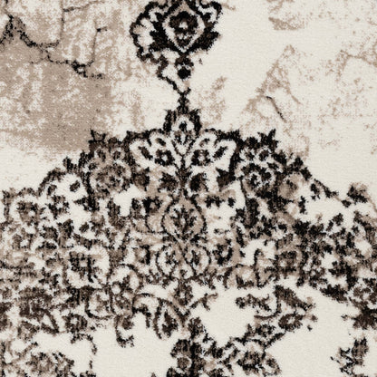 Timeless Turkish Tapestry 3446 Brown-This modern, smooth-texture and budget-friendly collection is made up of distressed-look patterns with chromatic colours, and includes some classic designs as well. This highly versatile range is also suitable for spac