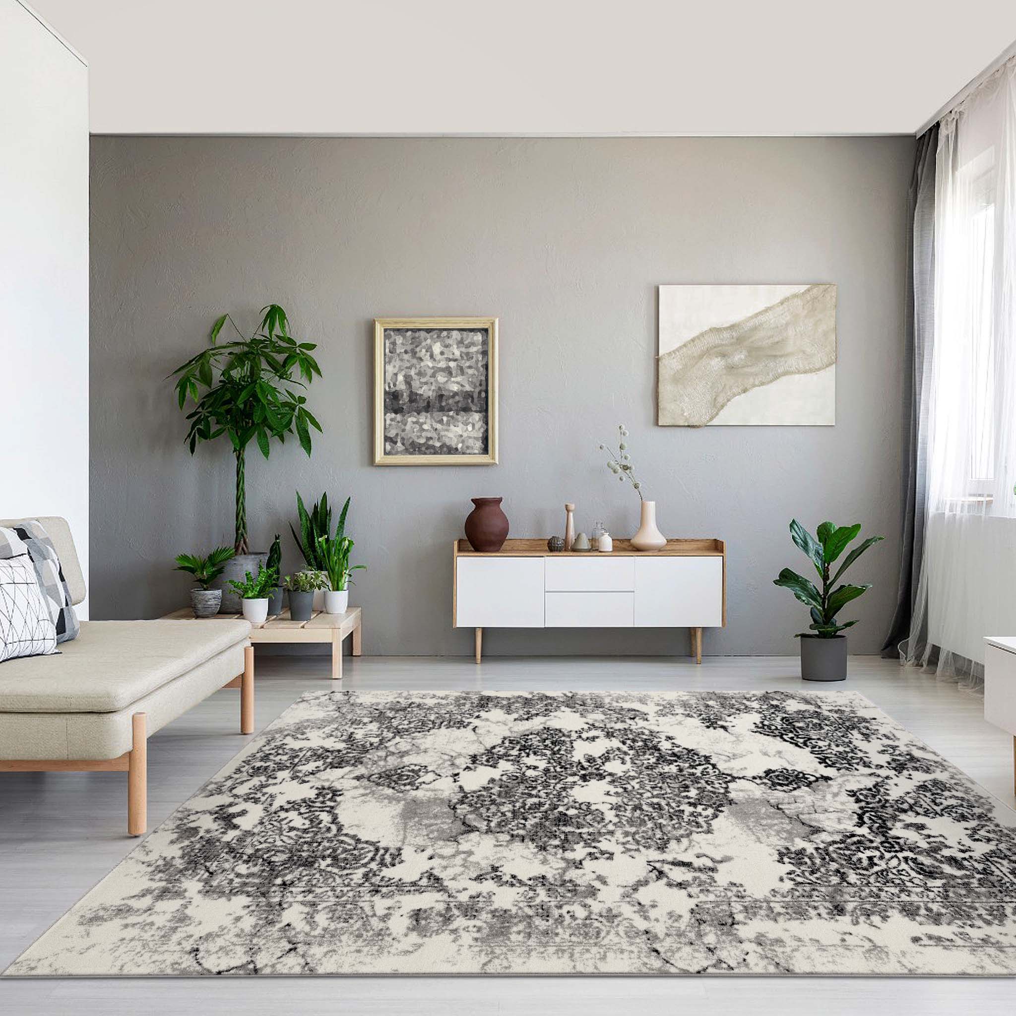 Timeless Turkish Tapestry 3446 Grey
