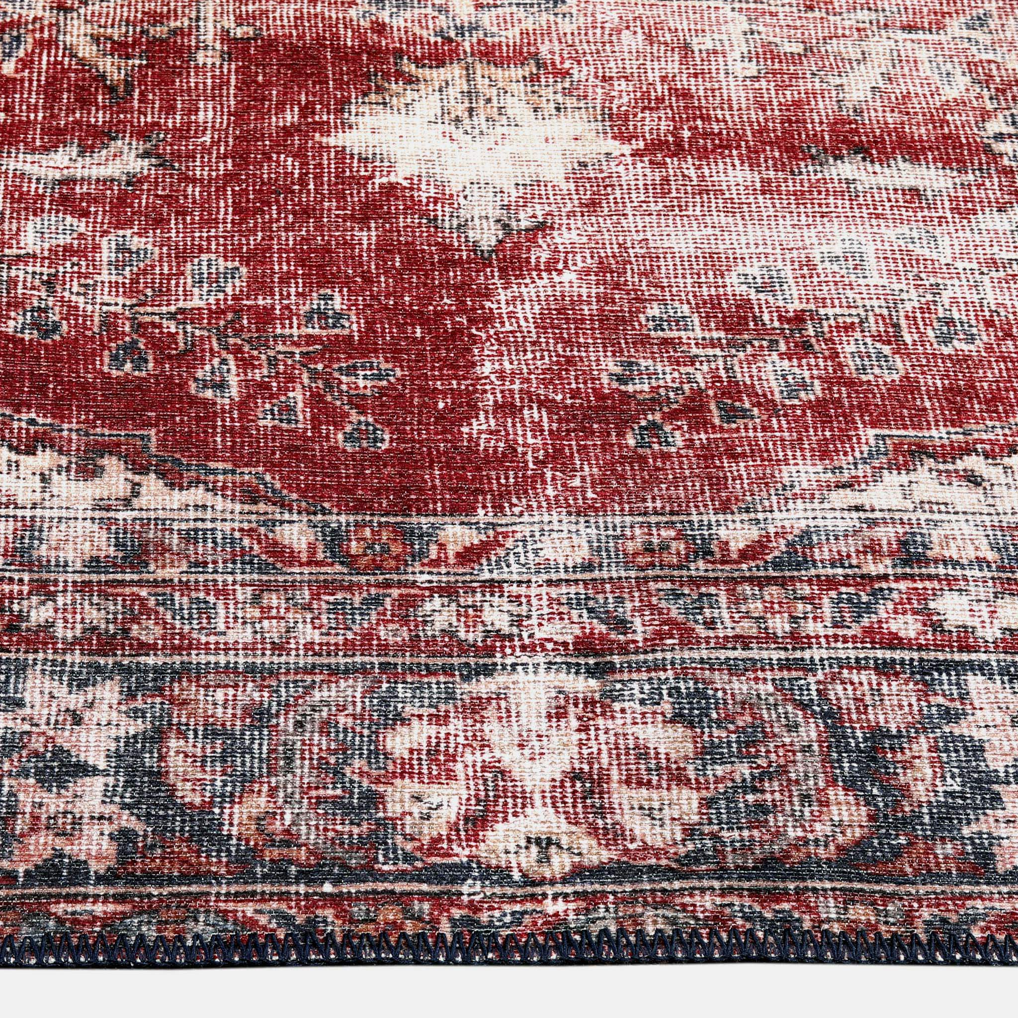 Vintage Turkish 2017 Red Hallway Runner