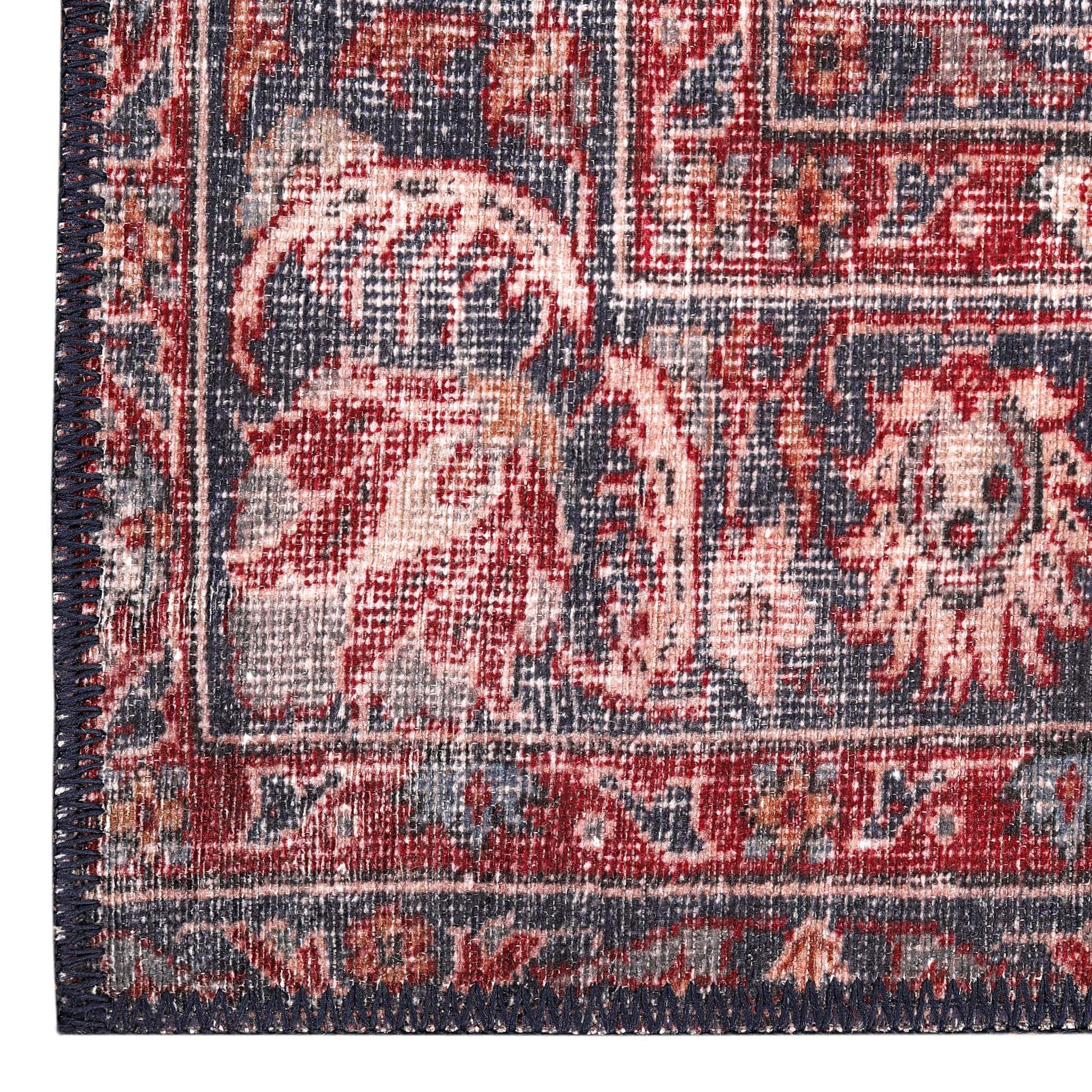 Vintage Turkish 2017 Red Hallway Runner
