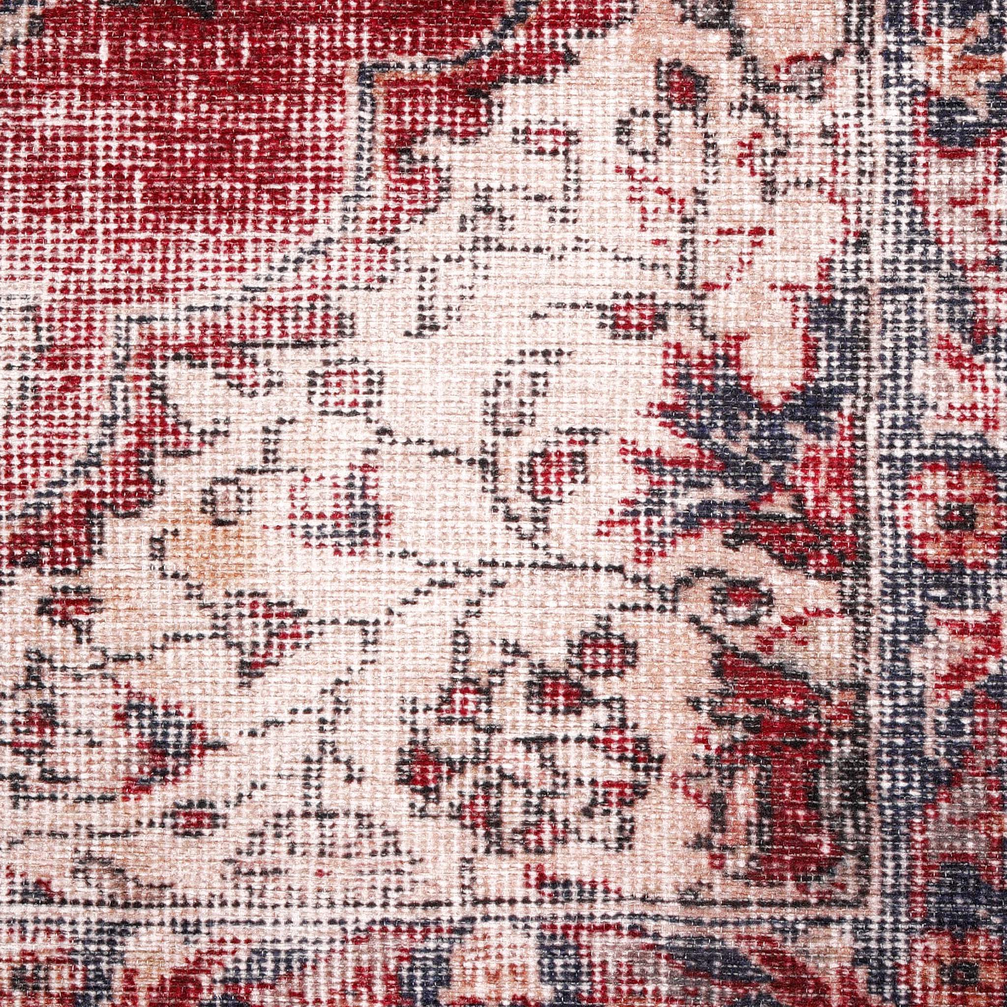 Vintage Turkish 2017 Red Hallway Runner