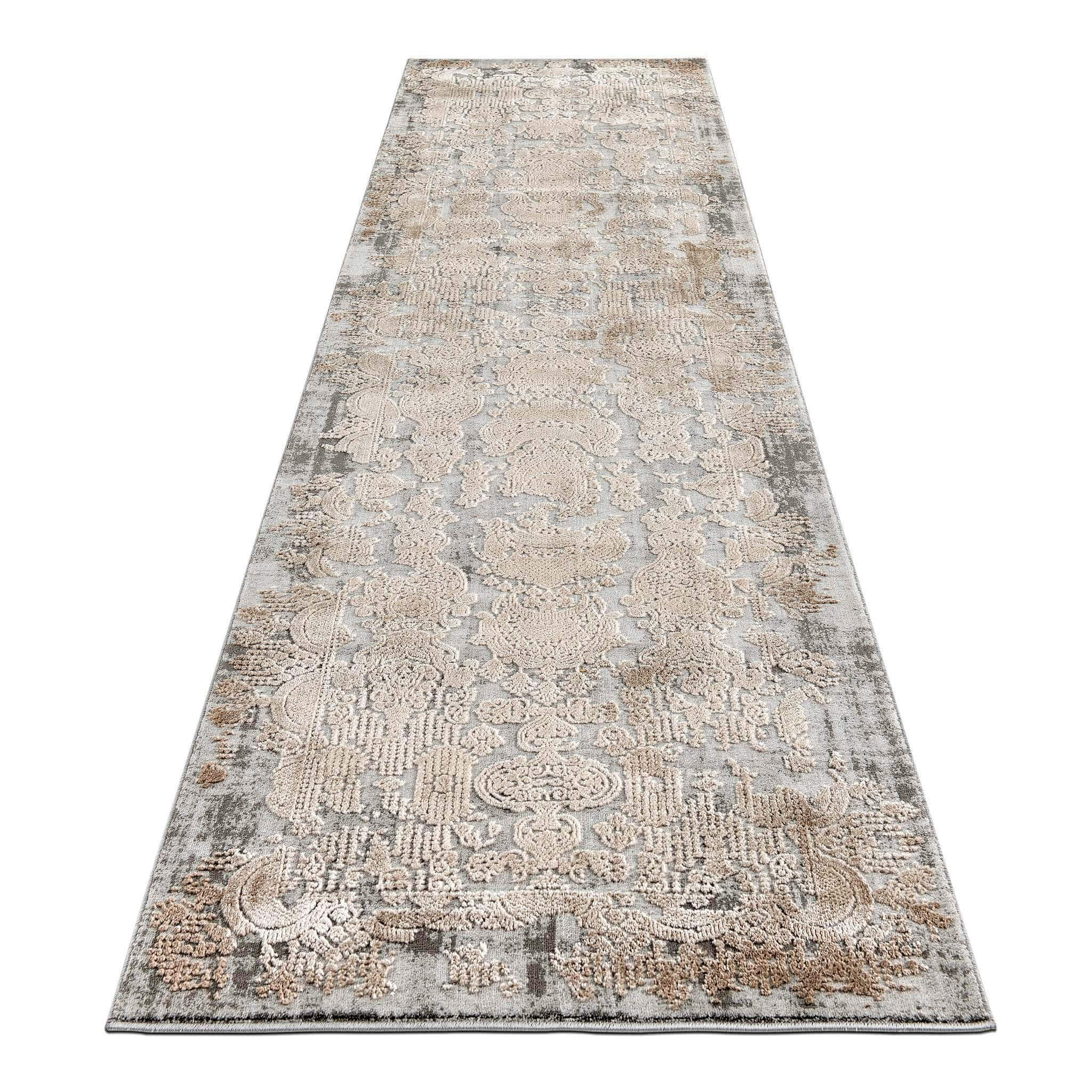 Vogue Istanbul 433 Grey Hallway Runner