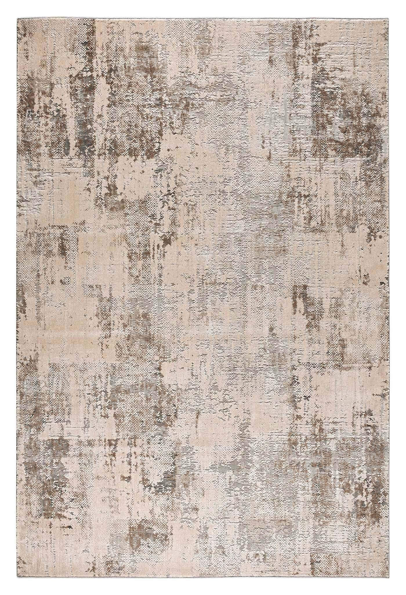 Vogue Istanbul 710 Lt Grey-This ultra-modern collection consists of highly popular designs and colours sculpted into a textured pile made from heat-set polyester and polypropylene. The pastel tones and indistinct patterns used in these rugs make them suit