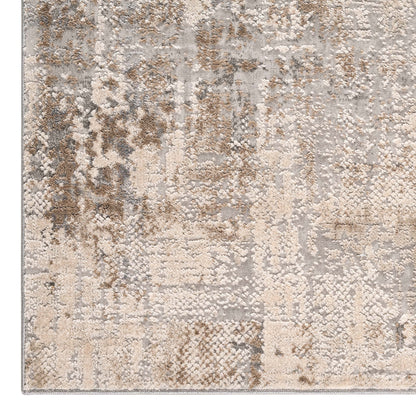 Vogue Istanbul 710 Lt Grey-This ultra-modern collection consists of highly popular designs and colours sculpted into a textured pile made from heat-set polyester and polypropylene. The pastel tones and indistinct patterns used in these rugs make them suit