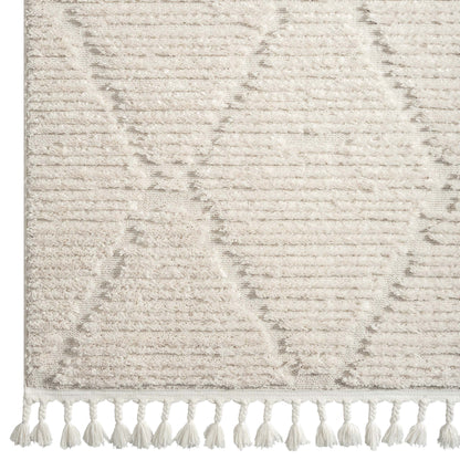 Soft Neutral 3632 Ivory Rectangle Rug   