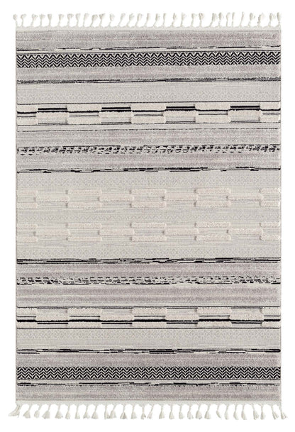 Soft Neutral 3634 Grey Rectangle Rug   