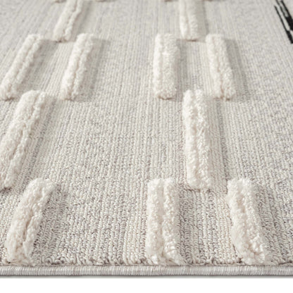 Soft Neutral 3634 Grey Rectangle Rug   