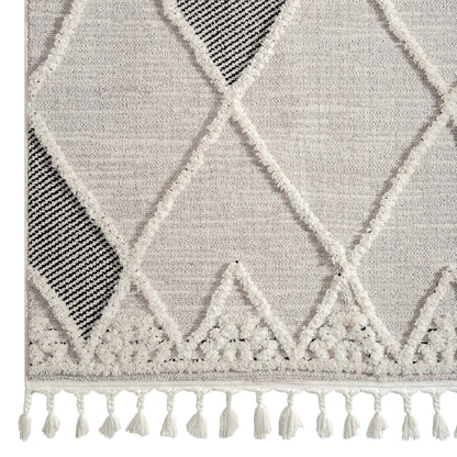 Soft Neutral 3635 Grey Rectangle Rug   