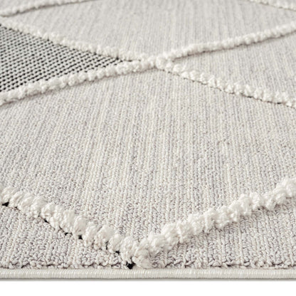 Soft Neutral 3635 Grey Rectangle Rug   