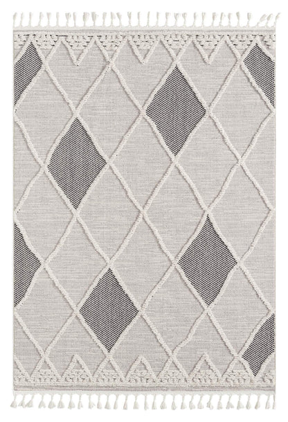 Soft Neutral 3635 Grey Rectangle Rug   