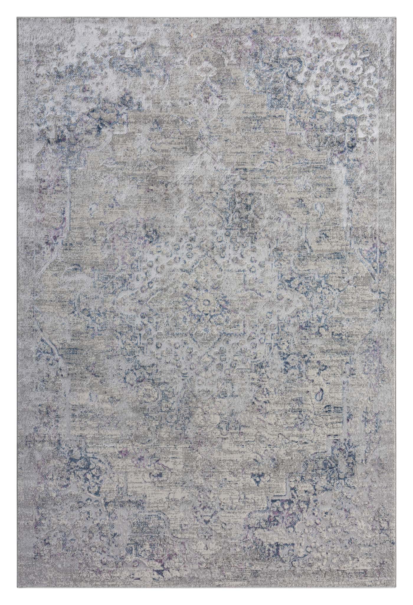 Luxe Soft Elegance 9 Grey Rectangle Rug   