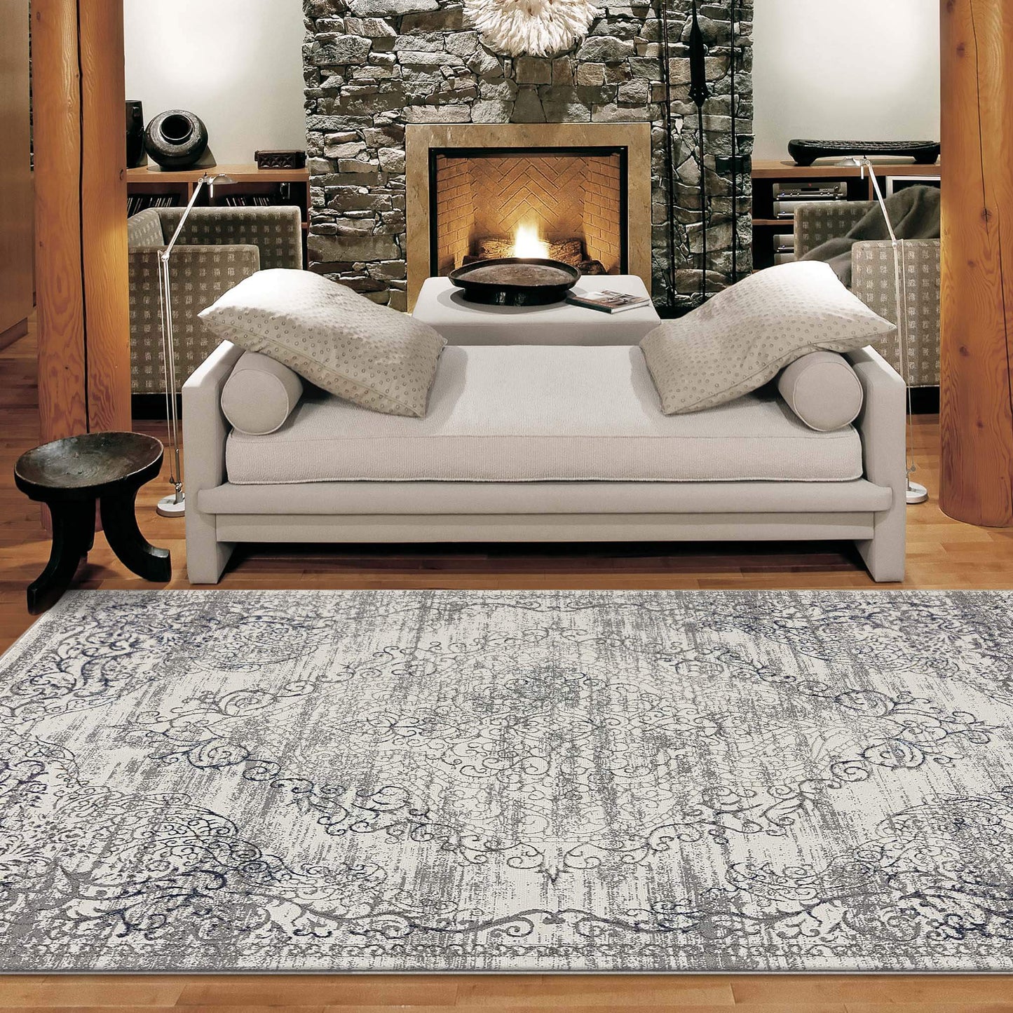 Anatolian Essence 626 Lt Grey Rectangle Rug   