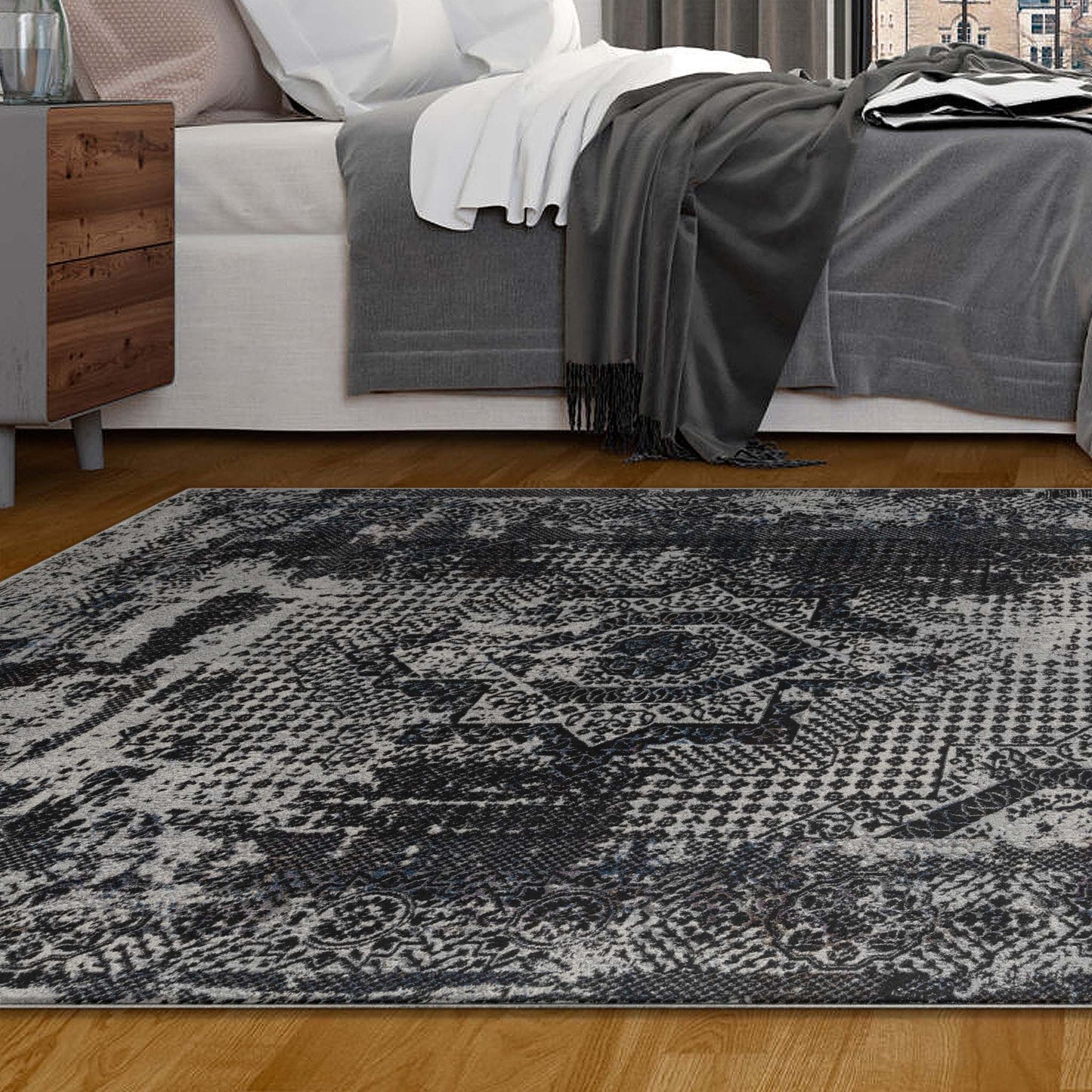 Anatolian Essence 135 Dk Grey Rectangle Rug   