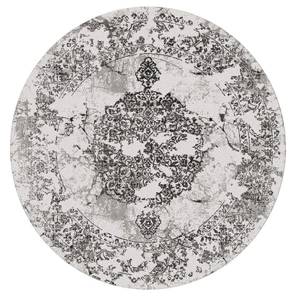 Timeless Turkish Tapestry 3446 Grey Round Round Rug   