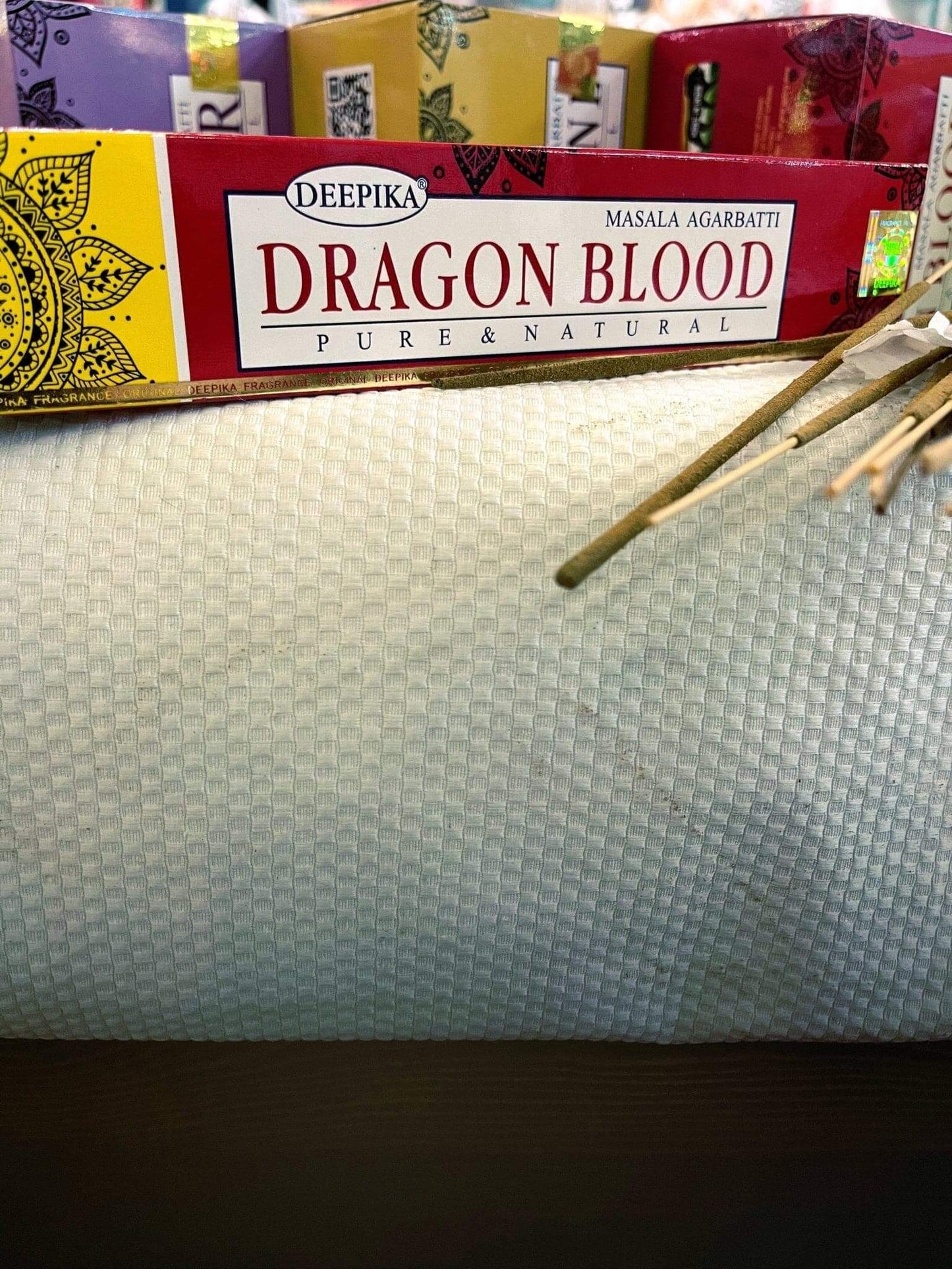 DRAGON BLOOD -INCENSE STICKDeepika fragrance bring to you a stylish handy packaged masala agarbatti