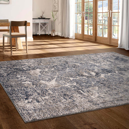 Vogue Istanbul 380 Navy Rectangle Rug   