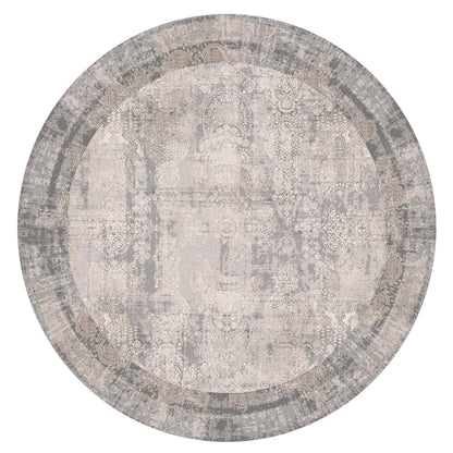 Vogue Istanbul 433 Grey Round Round Rug   