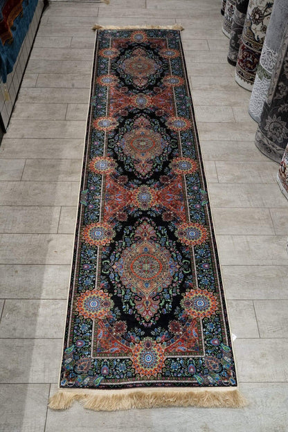 Hallway Runner Black-G Rugs   