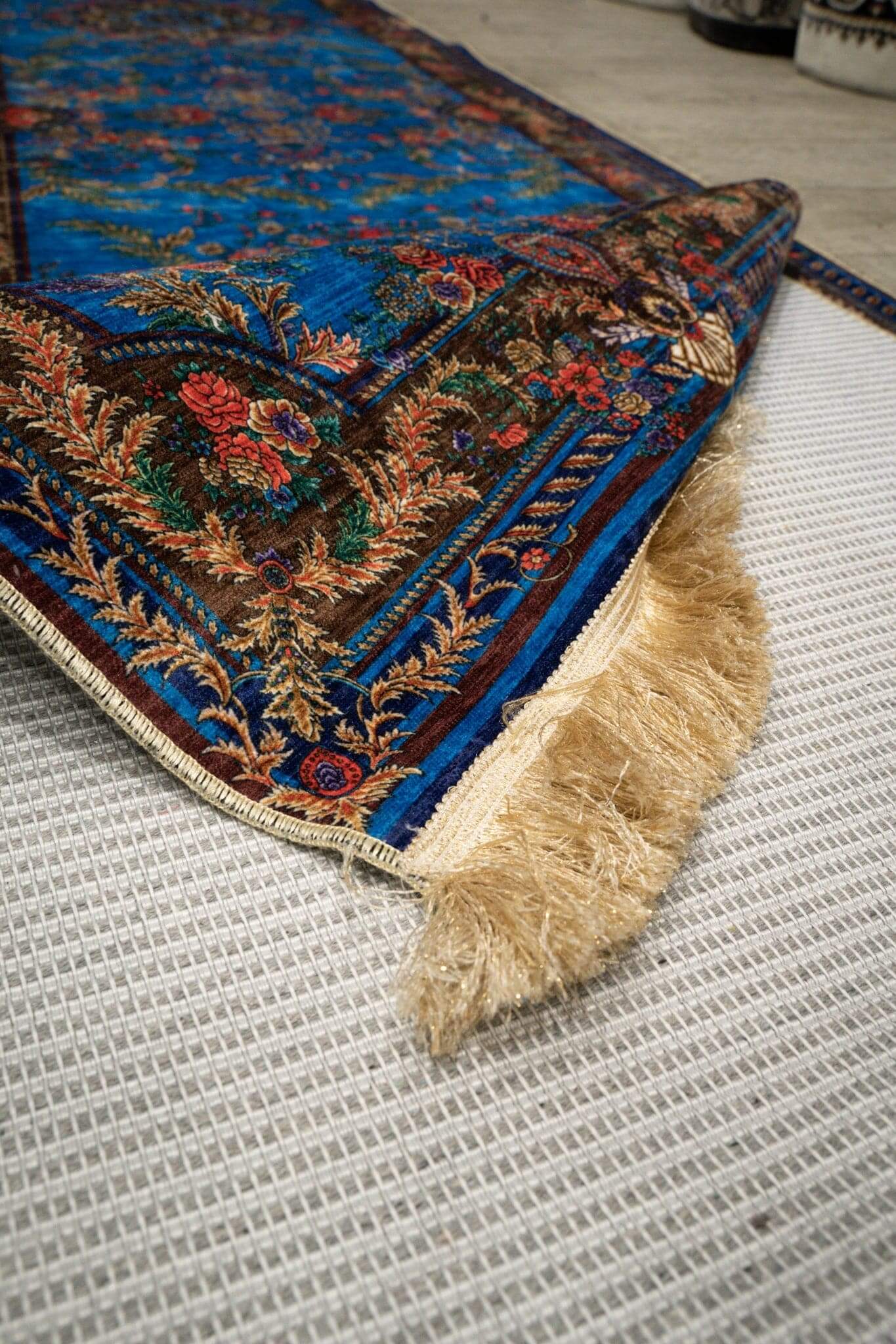 Hallway Runner Blue-F Rugs   