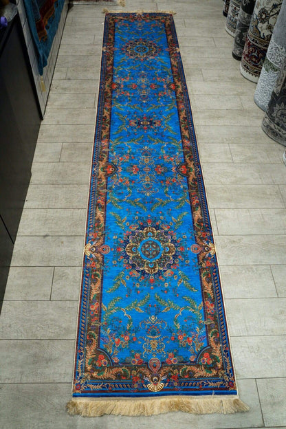 Hallway Runner Blue-F Rugs   